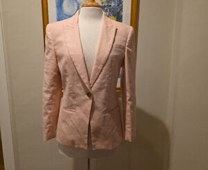 J. Crew Light Peach Linen Blazer